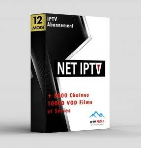 NetIPTV Abonnement Iptv France 12 mois