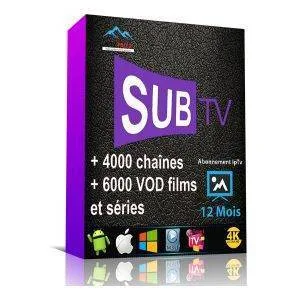 Subtv Abonnement Iptv France 12 mois