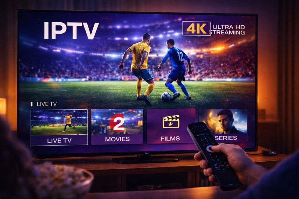 IPTV 4K streaming Smart TV ultra HD live TV movies series iptv-pro2.com