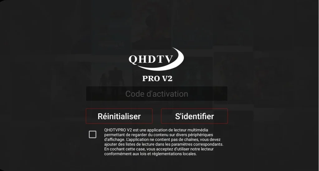 Code d’activation QHDTV pour abonnement IPTV premium