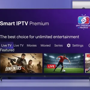 Interface Smart IPTV Premium avec les chaînes TV