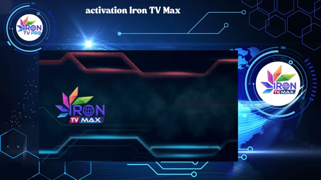 interface de l'application iron tv max - platforme iptv rapide et facile a utiliser