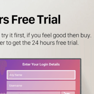 Interface SUBTV sur IPTV Smarters Pro