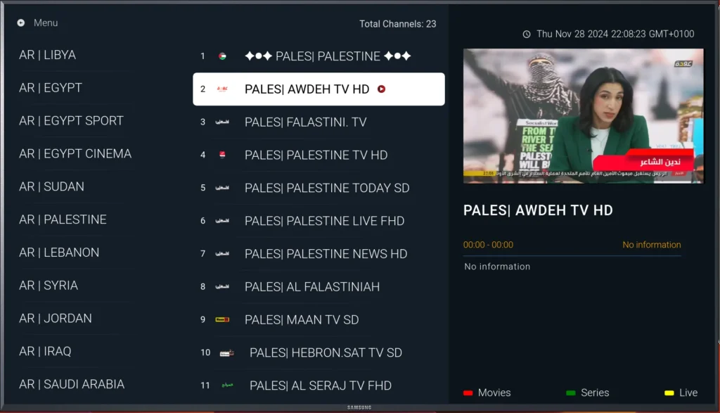 liste des chaines abonnement iptv