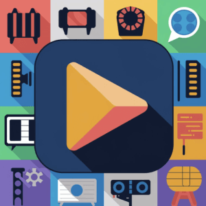 Logo de l’application IPTV Pro Stream Player pour lecteurs IPTV compatibles M3U et Xtream Codes.