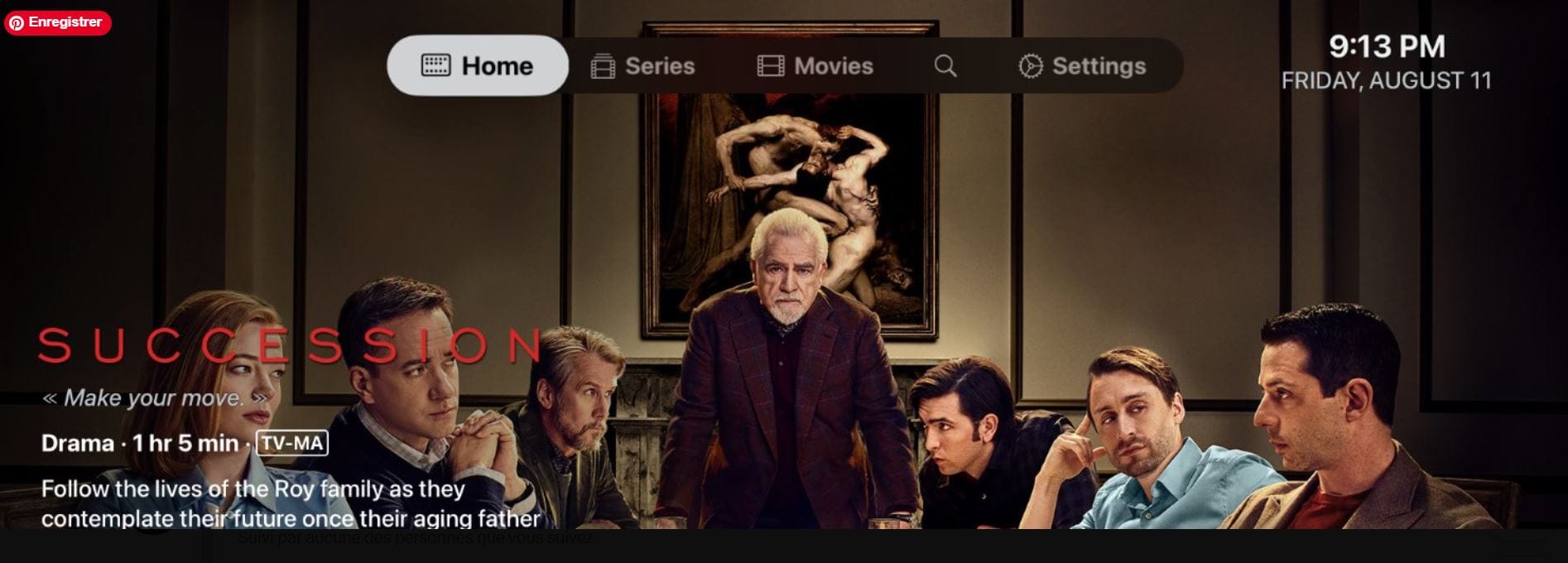 Interface du lecteur LillyPlayer IPTV avec chaînes TV, films et séries en streaming HD