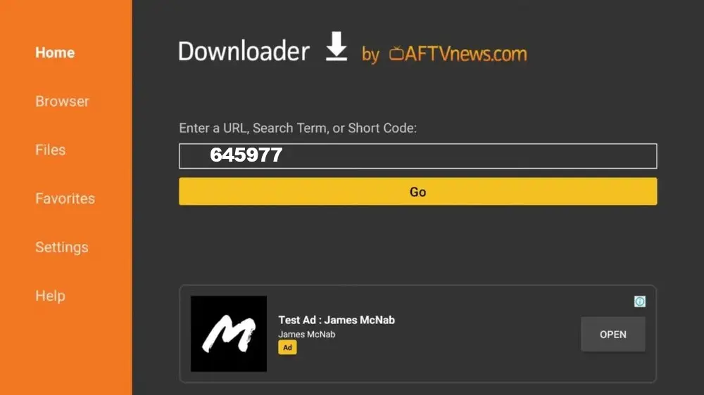 Utilisation du code Downloader pour installer SS IPTV sur Smart TV et configurer application IPTV streaming