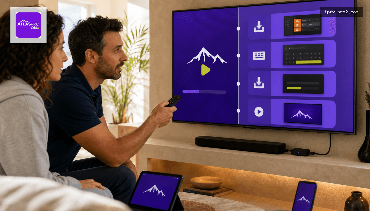 Comment installer l’application atlaspro sur Android et Fire TV Stick avec Downloader en 5 minutes - Atlaspro Abonnement IPTV Premium 2026 : Profitez de 12 Mois de Télévision Haute Qualité