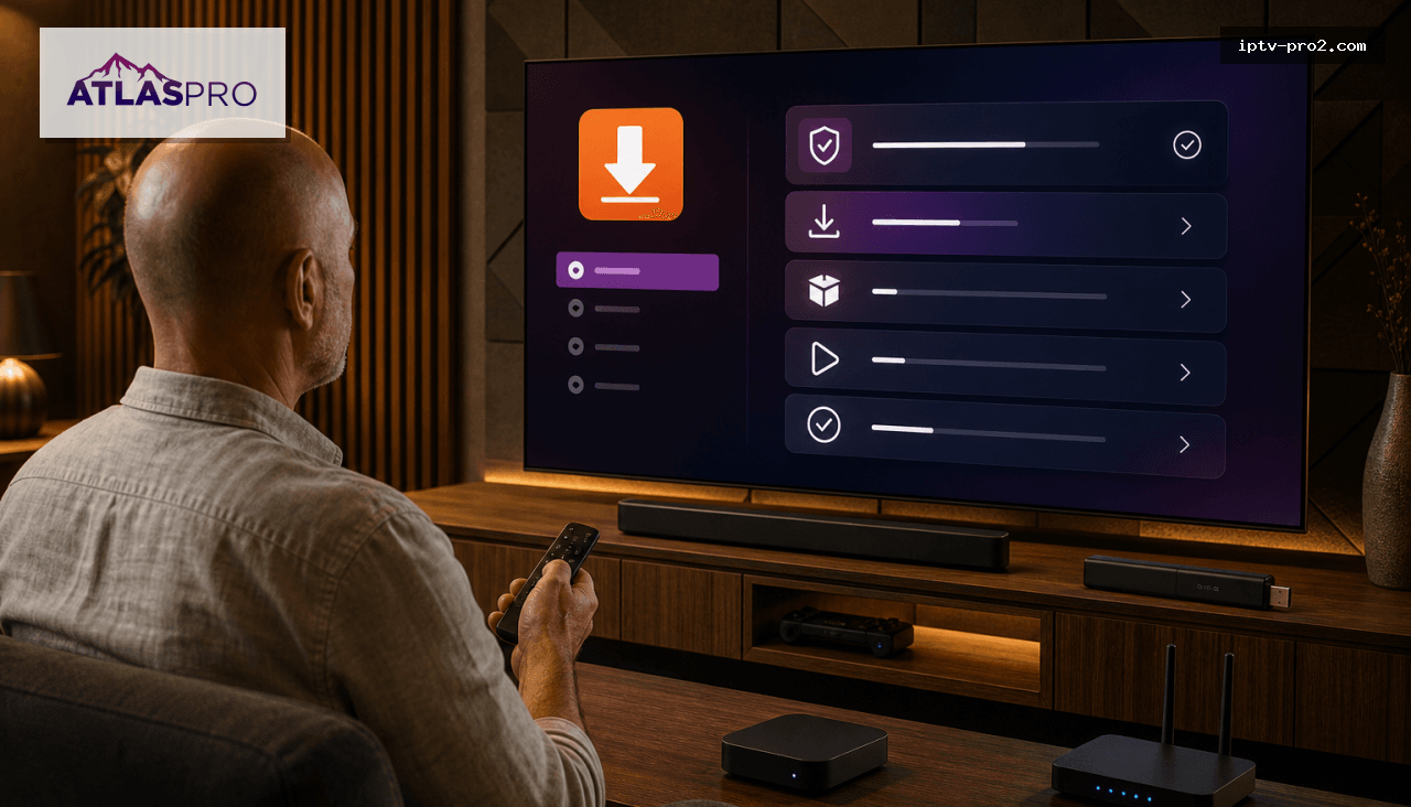 Comment installer l’application Atlaspro on tv sur Android et Fire TV Stick avec Downloader en 5 minutes - Atlaspro on tv IPTV – Abonnement 12 mois France 2026 pour TV & VOD de qualité