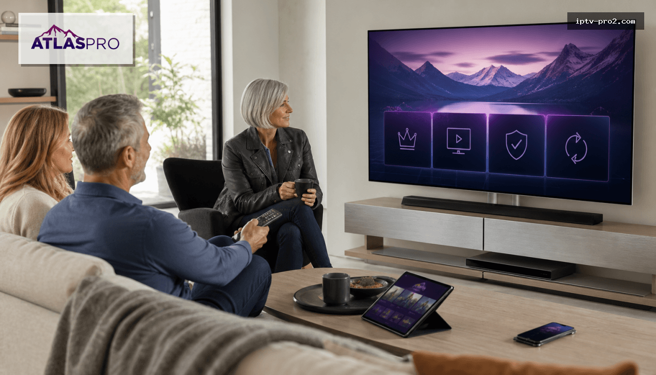 Les avantages clés de l’abonnement 12 mois sur Atlaspro on tv - Atlaspro on tv IPTV – Abonnement 12 mois France 2026 pour TV & VOD de qualité