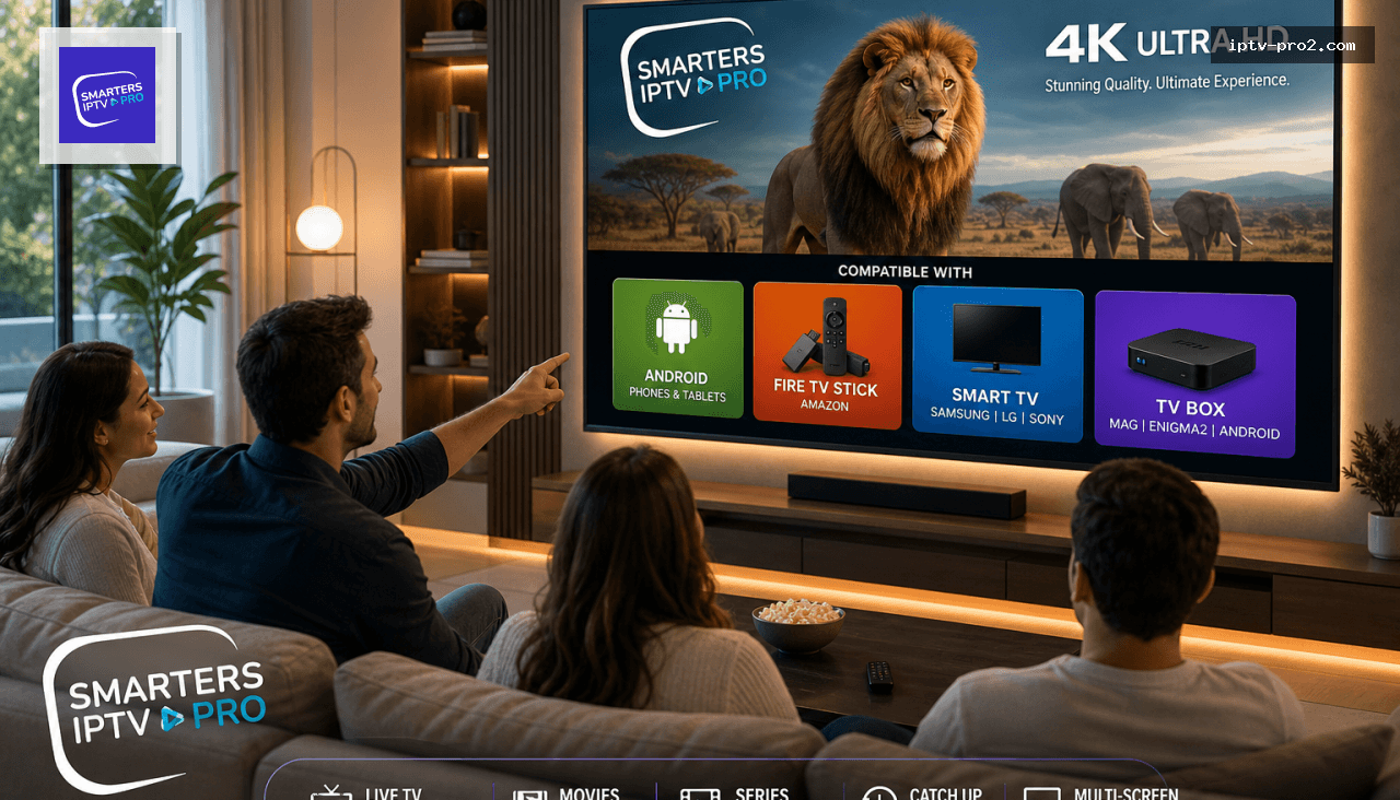 Qualité d’image 4K avec code IPTV smarters pro - Code IPTV Smarters Pro 2026 : 12 Mois de TV Illimitée en France