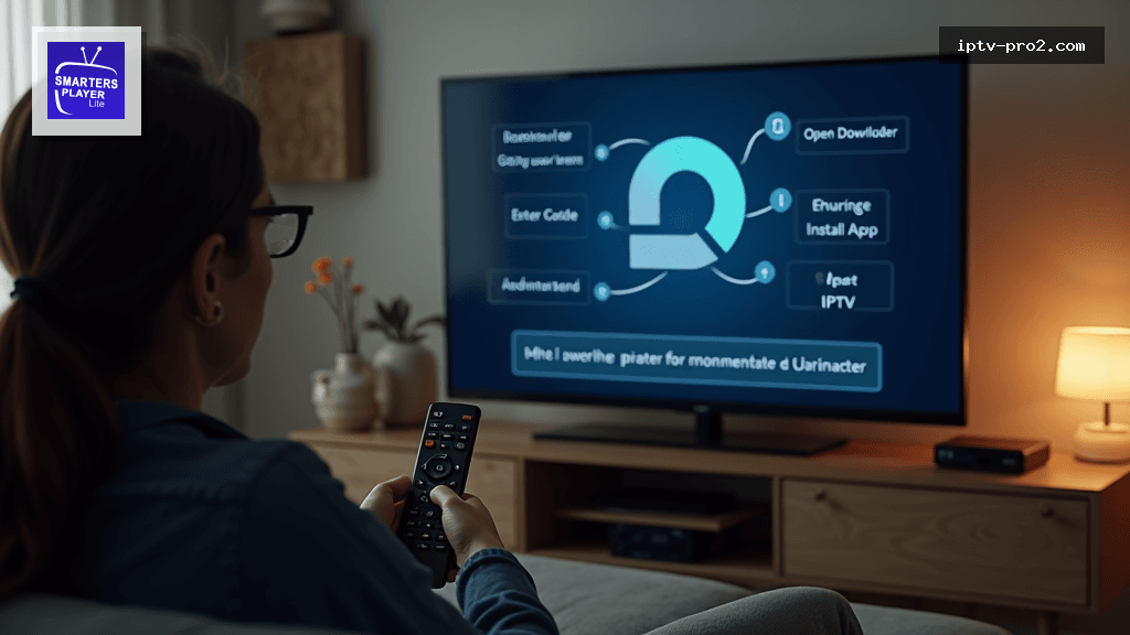 Comment installer l’application smarters player lite sur Android et Fire TV Stick avec Downloader en 5 minutes - Découvrez smarters player lite Premium 2026 : Compatible et performant sur 12 mois