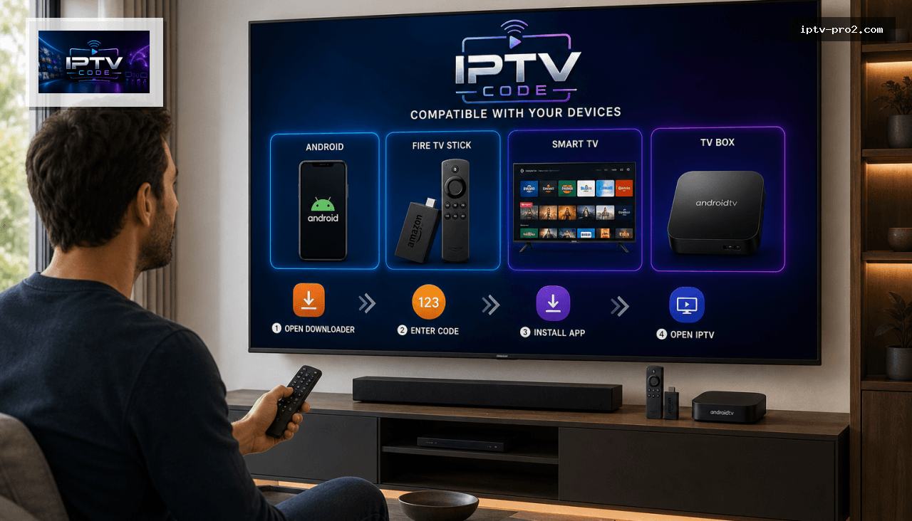 Compatibilité de IPTV code abonnement france avec Android, Fire TV Stick et Smart TV - IPTV Code Abonnement France 2026 : Profitez d'un Streaming Ultra-Stable