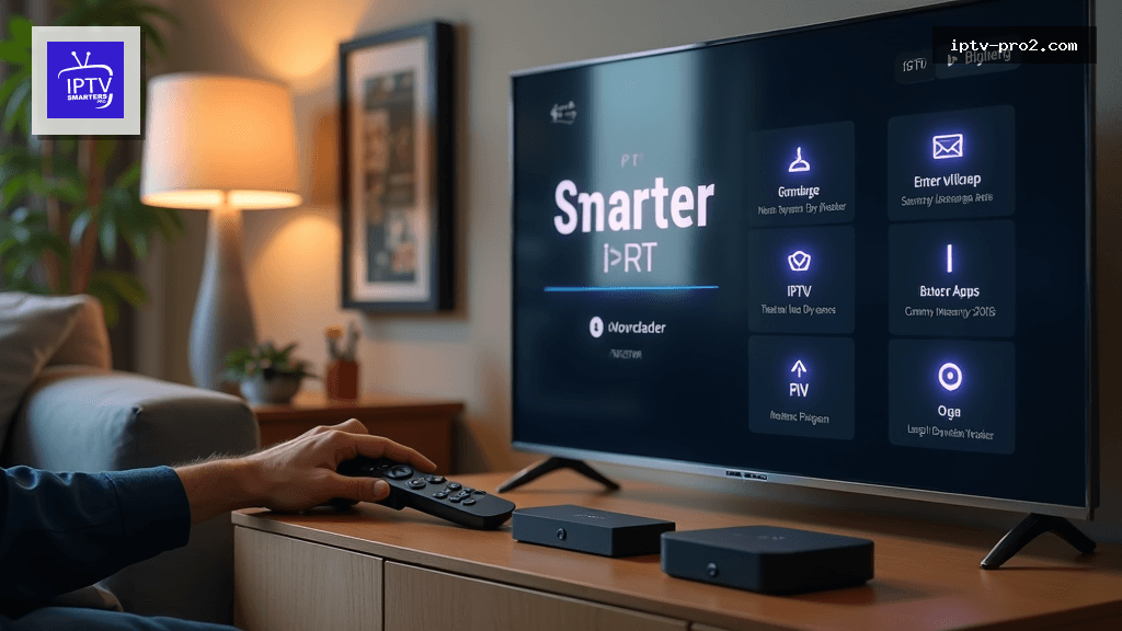 Comment installer l’application IPTV smarter pro sur Android et Fire TV Stick avec Downloader en 5 minutes - iptv smarter pro premium 2026 — Compatibilité Smart TV, Android, Fire TV et interface TV/VOD