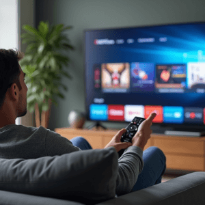 Image produit premium - iptv smarter pro premium 2026 — Compatibilité Smart TV, Android, Fire TV et interface TV/VOD