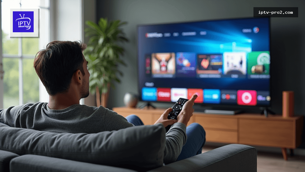 Image produit premium - iptv smarter pro premium 2026 — Compatibilité Smart TV, Android, Fire TV et interface TV/VOD