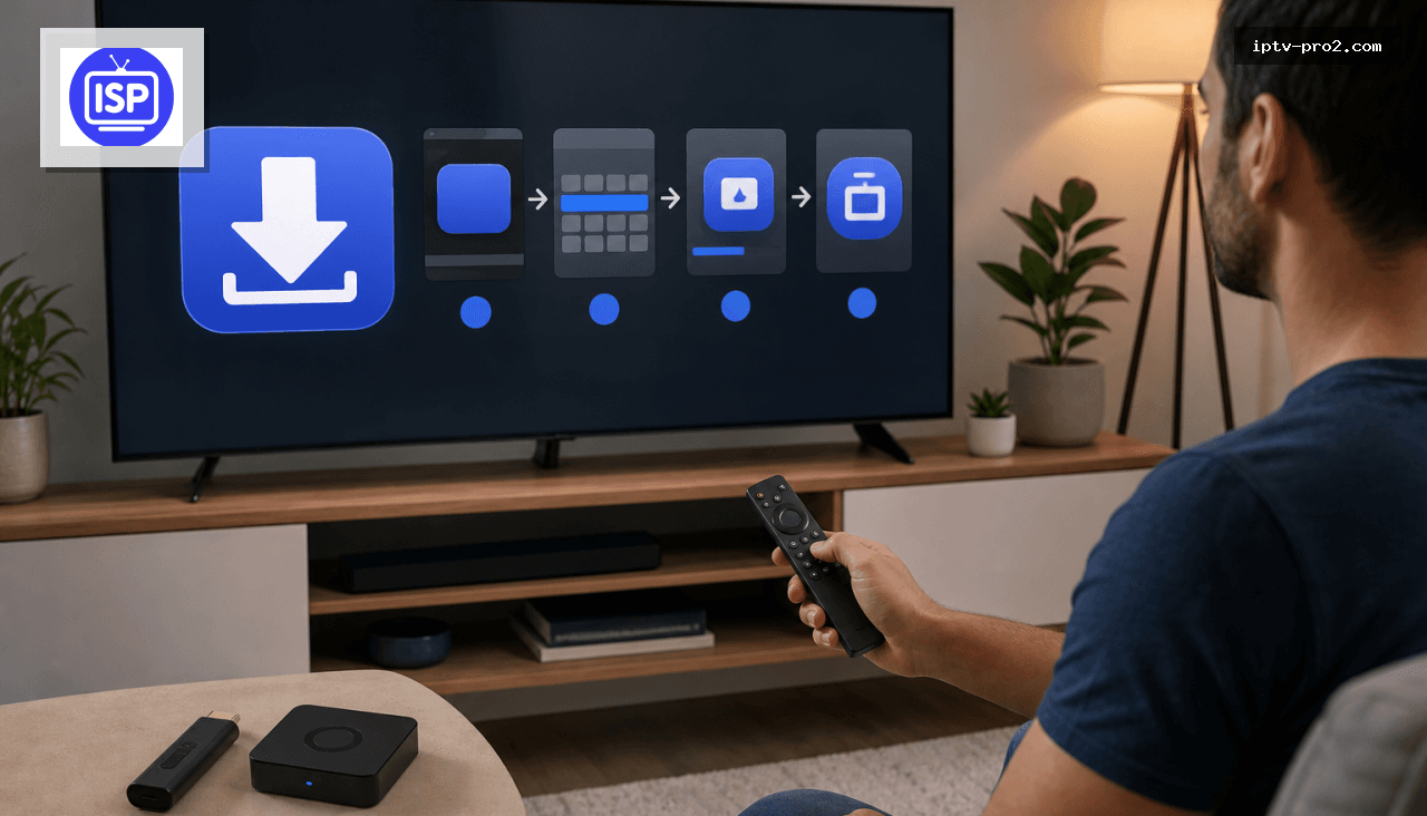 Comment installer l’application IPTV stream player sur Android et Fire TV Stick avec Downloader en 5 minutes - iptv stream player premium 2026 — Abonnement 12 mois TV & VOD haute qualité