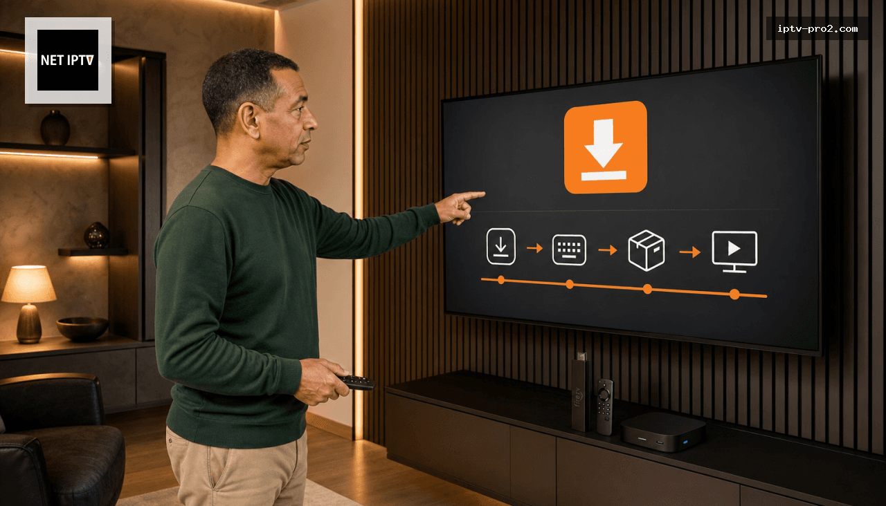 Comment installer l’application Net IPTV sur Android et Fire TV Stick avec Downloader en 5 minutes - Net IPTV M3U playlist 2026 : Profitez d'un streaming stable toute l'année