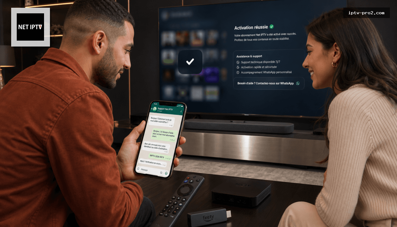 Support technique activation rapide et accompagnement WhatsApp pour 2026 Profitez d'un streaming stable toute l'année