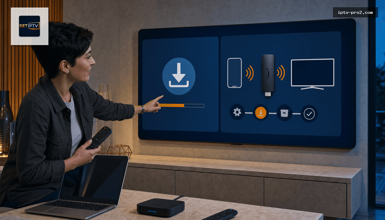 Comment installer l’application Set IPTV sur Android et Fire TV Stick avec Downloader en 5 minutes - Playlist Set IPTV France 2026 : Abonnement Iptv 12 mois Compatible et Facile à Utiliser