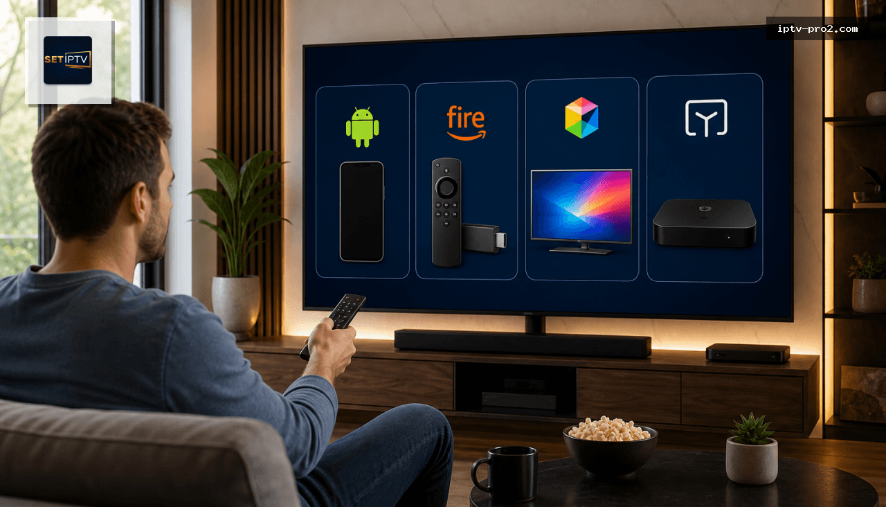 Compatibilité de set IPTV m3u premium avec Android, Fire TV Stick et Smart TV - set iptv m3u premium 12 mois — service fiable, support FR & mises à jour 2026