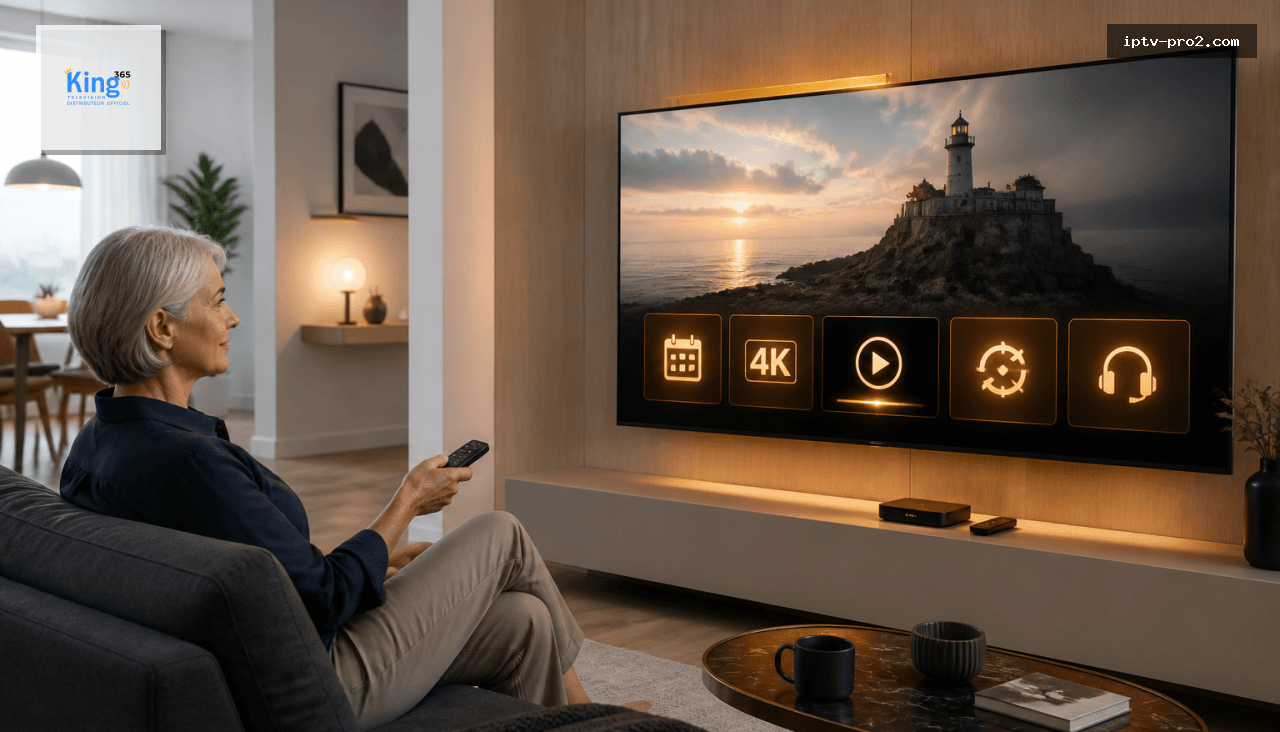 Les avantages clés de l’abonnement 12 mois sur king365tv - Abonnement 12 mois king365tv code iptv premium France 2026 — Activ