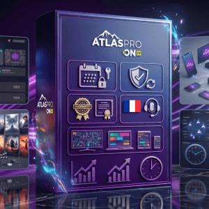 Image produit premium - Atlas pro iptv France 2026 — Offre 12 mois avec support francophone et service fiable