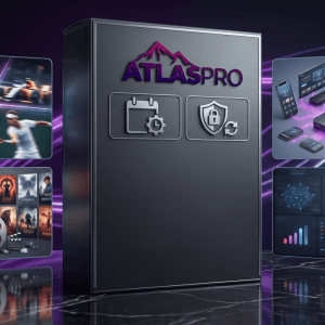Image produit premium - Atlaspro on tv IPTV – Abonnement 12 mois France 2026 pour TV & VOD de qualité