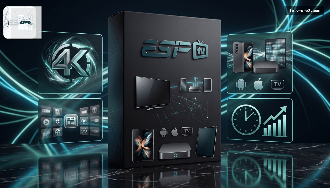 Image produit premium - Esiptv Abonnement iptv France 12 mois — Fiable en 2026, support client français & paiements sécurisés