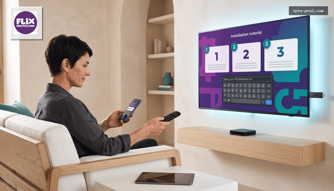 Comment installer l’application Flix IPTV sur Android et Fire TV Stick avec Downloader en 5 minutes - Flix Iptv Abonnement Fr