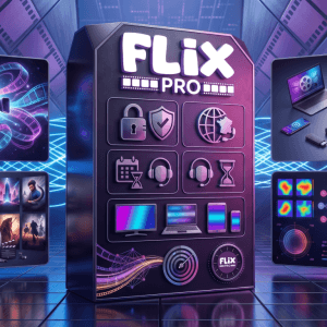 Image produit premium - Flix Iptv Abonnement France 12 mois 2026 — Expérience TV & VOD premium, replay, streaming stable et sécurisé
