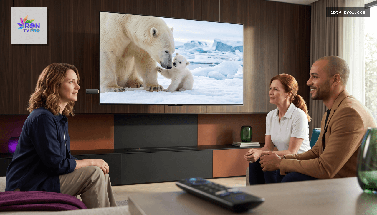 Qualité d’image 4K avec iron IPTV - iron iptv abonnement premium 12 mois 2026 — Compatible Smart TV, Android, Apple TV; VOD e