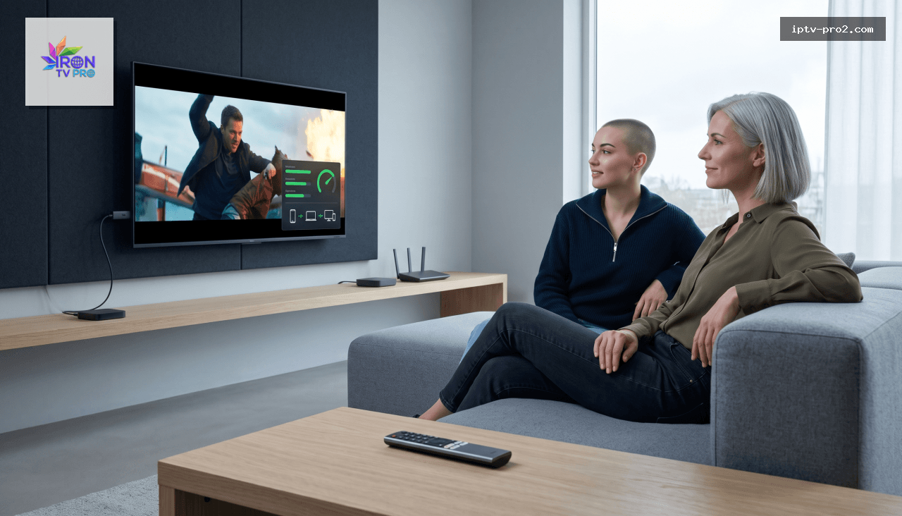 Stabilité serveur anti buffering et lecture fluide pour 12 mois 2026 Compatible Smart TV Android Apple TV VOD et replay