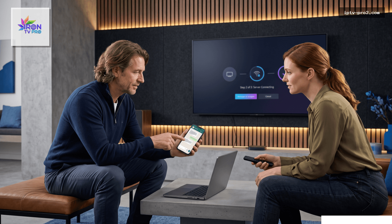 Support technique activation rapide et accompagnement WhatsApp pour 12 mois 2026 Compatible Smart TV Android Apple TV VOD et