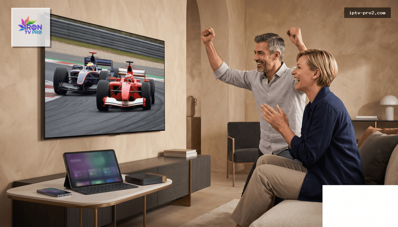 TV sport films séries et VOD une expérience complète pour 12 mois 2026 Compatible Smart TV Android Apple TV VOD et replay