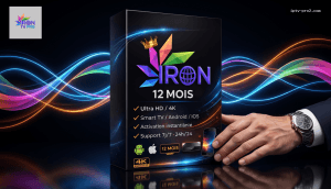 iron tv iptv code 2026 — Streaming HD/4K stable, faible latence et 12 mois