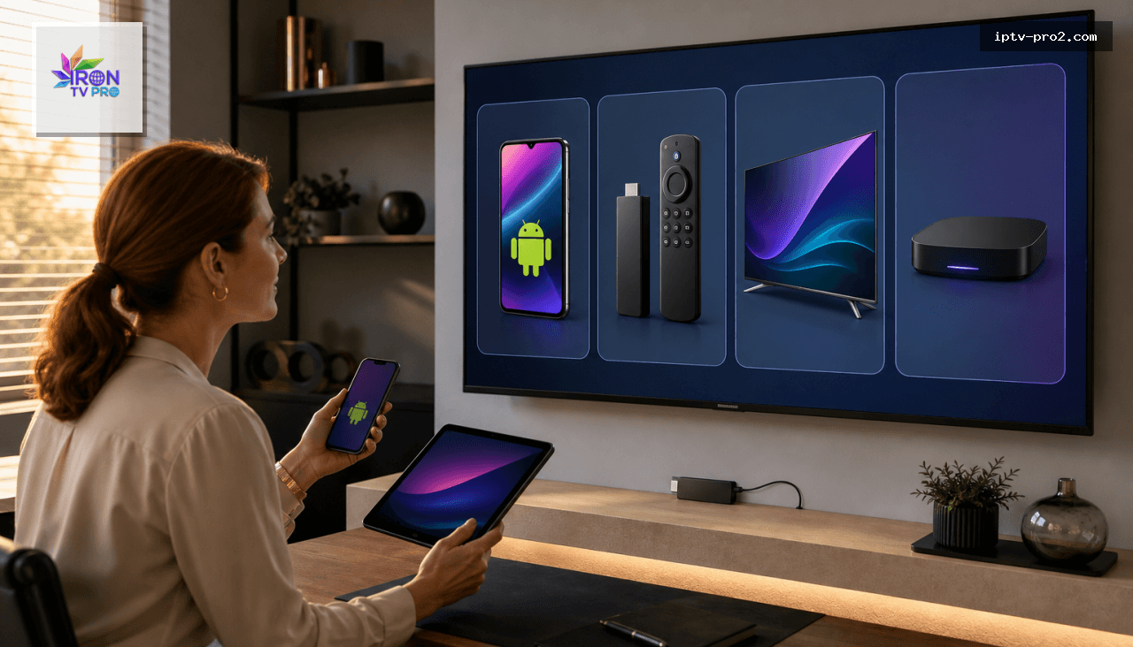 Compatibilité de avec Android Fire Stick et Smart 2026 Compatible Smart Android MAG et VOD installation guidée incluse