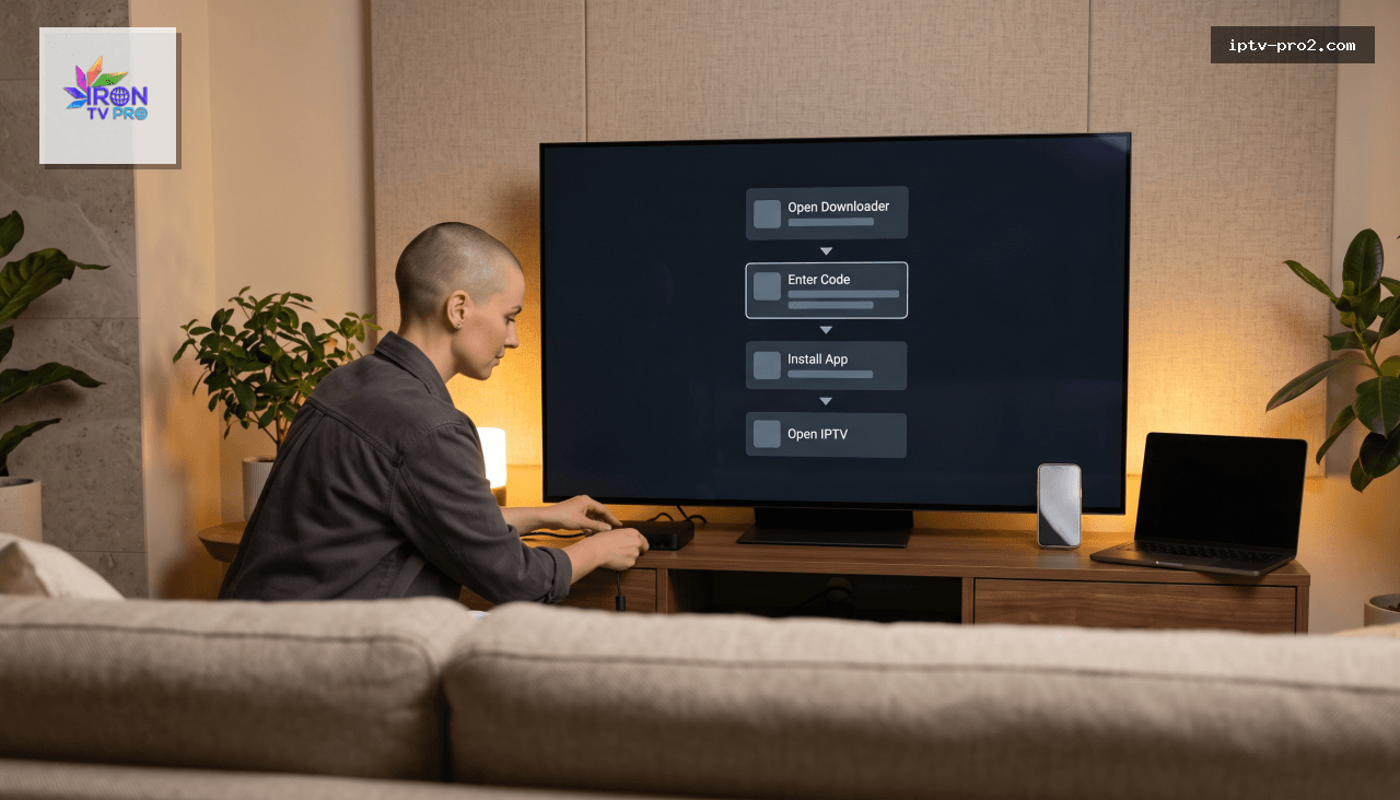 Image produit premium - Iron tv iptv france 2026 – Compatible Smart TV, Android, MAG et VOD, installation guidée incluse