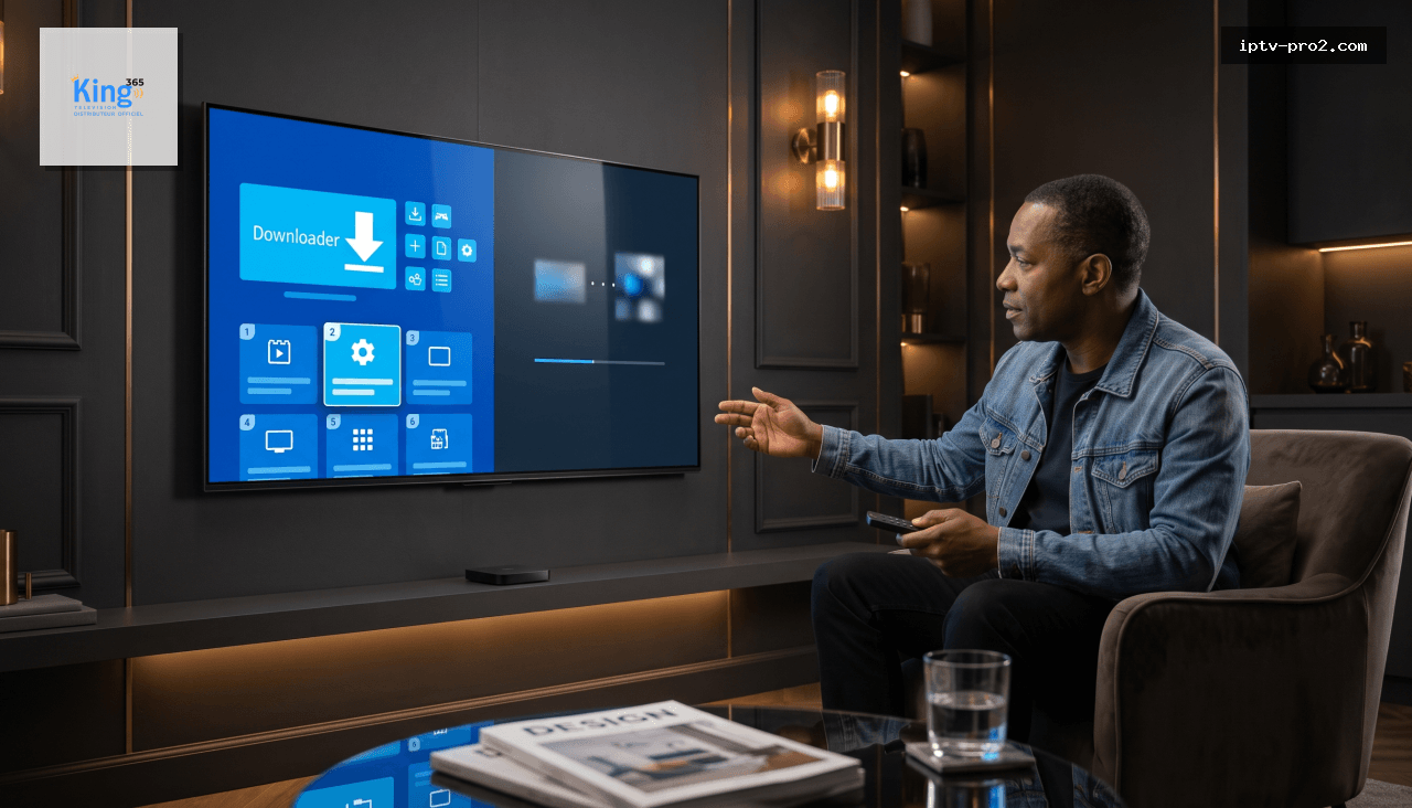 Comment installer l’application king365tv sur Android et Fire TV Stick avec Downloader en 5 minutes - king365tv Abonnement IP