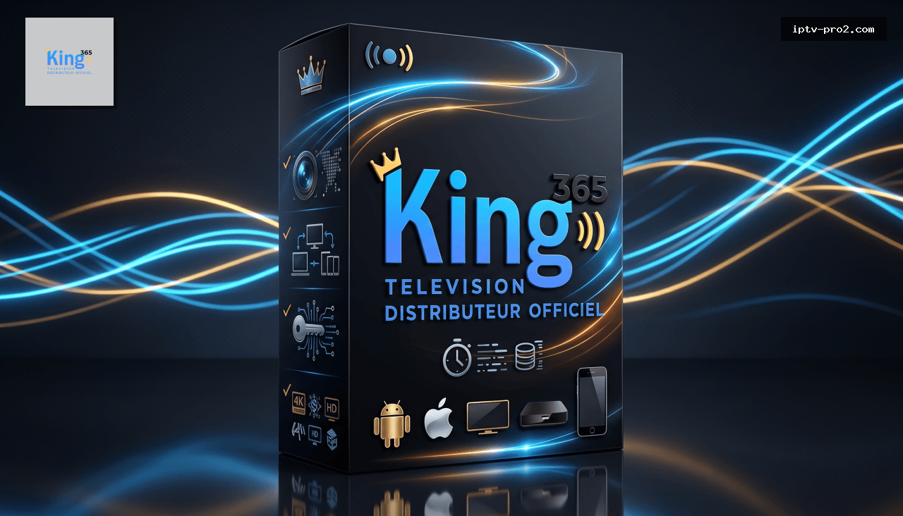 Image produit premium - king365tv Abonnement IPTV Premium 2026: TV de qualité supérieure pendant 12 mois