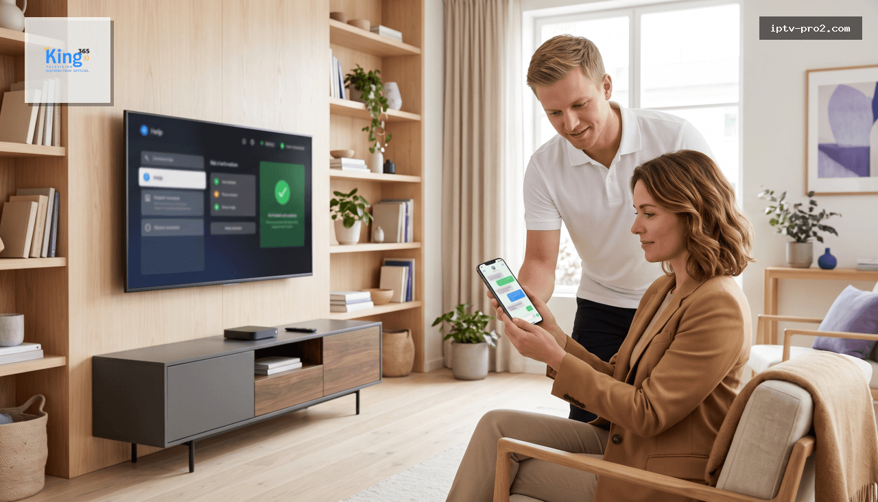 Support technique activation rapide et accompagnement WhatsApp pour 2026 TV de qualité supérieure pendant 12 mois