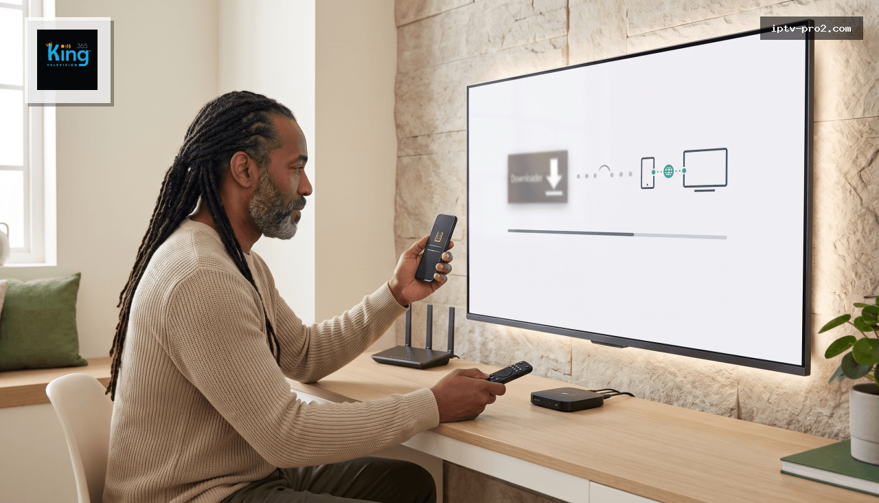 Comment installer l’application king365tv sur Android et Fire TV Stick avec Downloader en 5 minutes - king365tv iptv abonneme