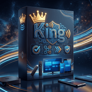 Image produit premium - king365tv iptv abonnement france 2026 — Compatible Android TV, Smart TV, FireStick + VOD, abonnement 12 mois