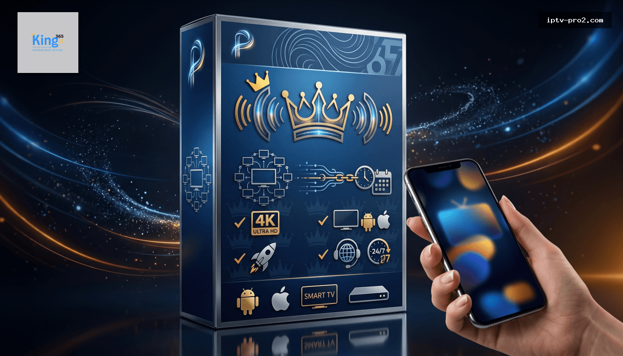 Image produit premium - King365tv IPTV Code France 2026 : Expérience TV Prémium 12 Mois