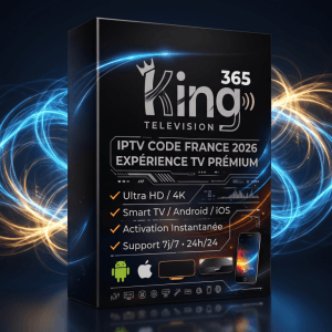Image produit premium - King365tv IPTV Code France 2026 : Expérience TV Prémium 12 Mois