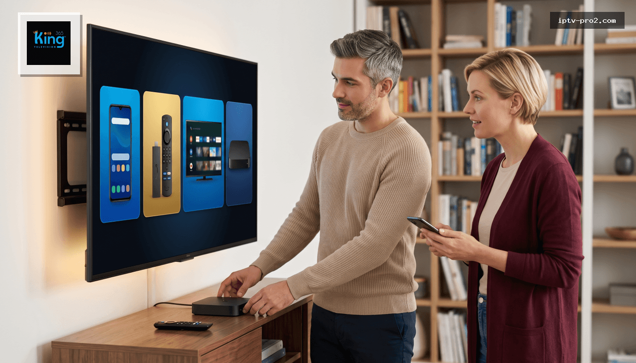 Compatibilité de avec Android Fire TV Stick et Smart TV 2026 Fiable support FR 24/7 et garantie 12 mois
