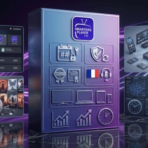 Image produit premium - smarters player iptv france 12 mois — Abonnement 2026 premium, chaînes FR & VOD