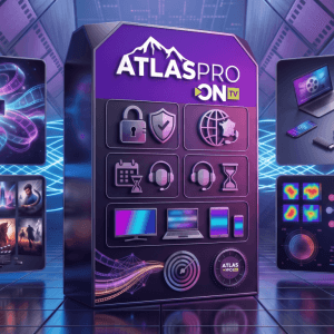 Image produit premium - atlas pro on tv 2026 — Performance streaming HD/4K optimisée, faible latence pour séries et VOD
