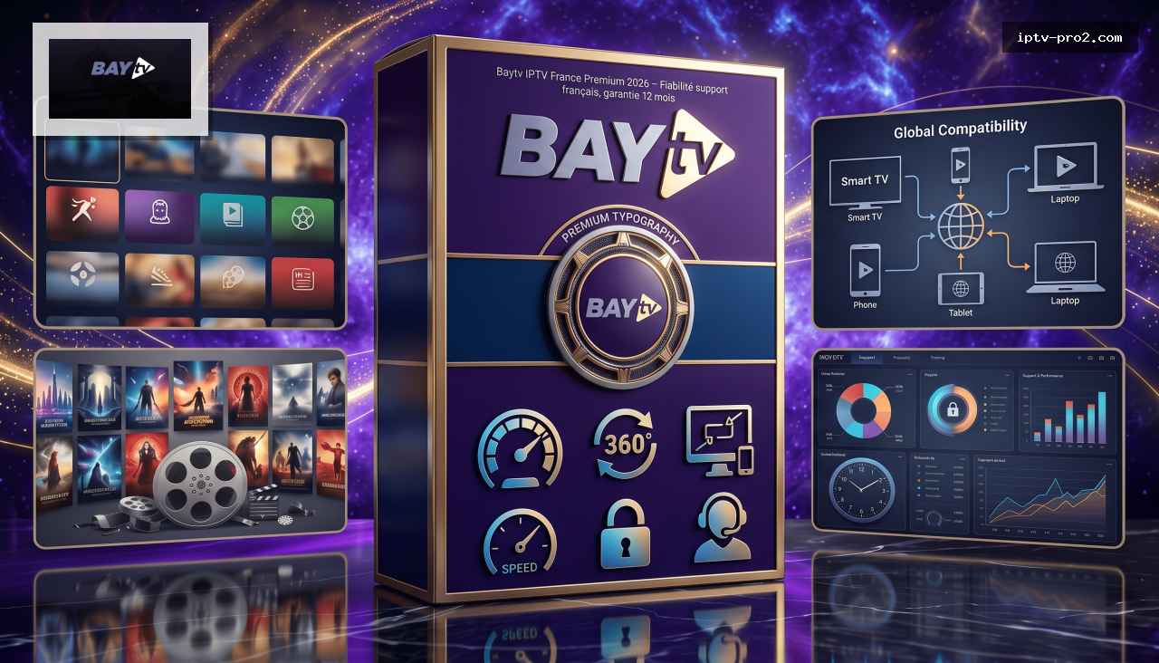 Image produit premium - Baytv IPTV France Premium 2026 – Fiabilité support français, garantie 12 mois