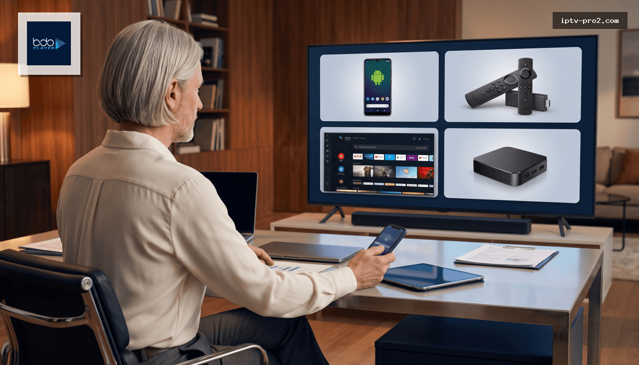 Compatibilité de avec Android Fire TV Stick et Smart TV 2026 Streaming HD fluide latence réduite et performance optimisée pou